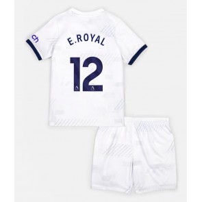 Tottenham Hotspur Emerson Royal #12 Domaci Dres za Dječji 2023-24 Kratak Rukavima (+ kratke hlače)